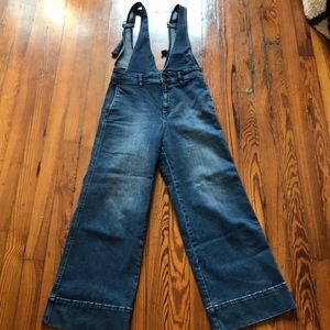 Free People A-Line Denim Overalls 4